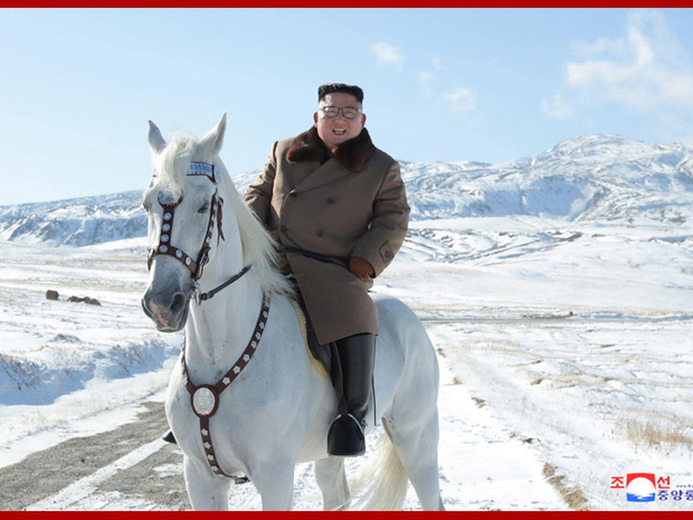 1400x1050 Kim Jong Un's silly horse photo contain a serious message