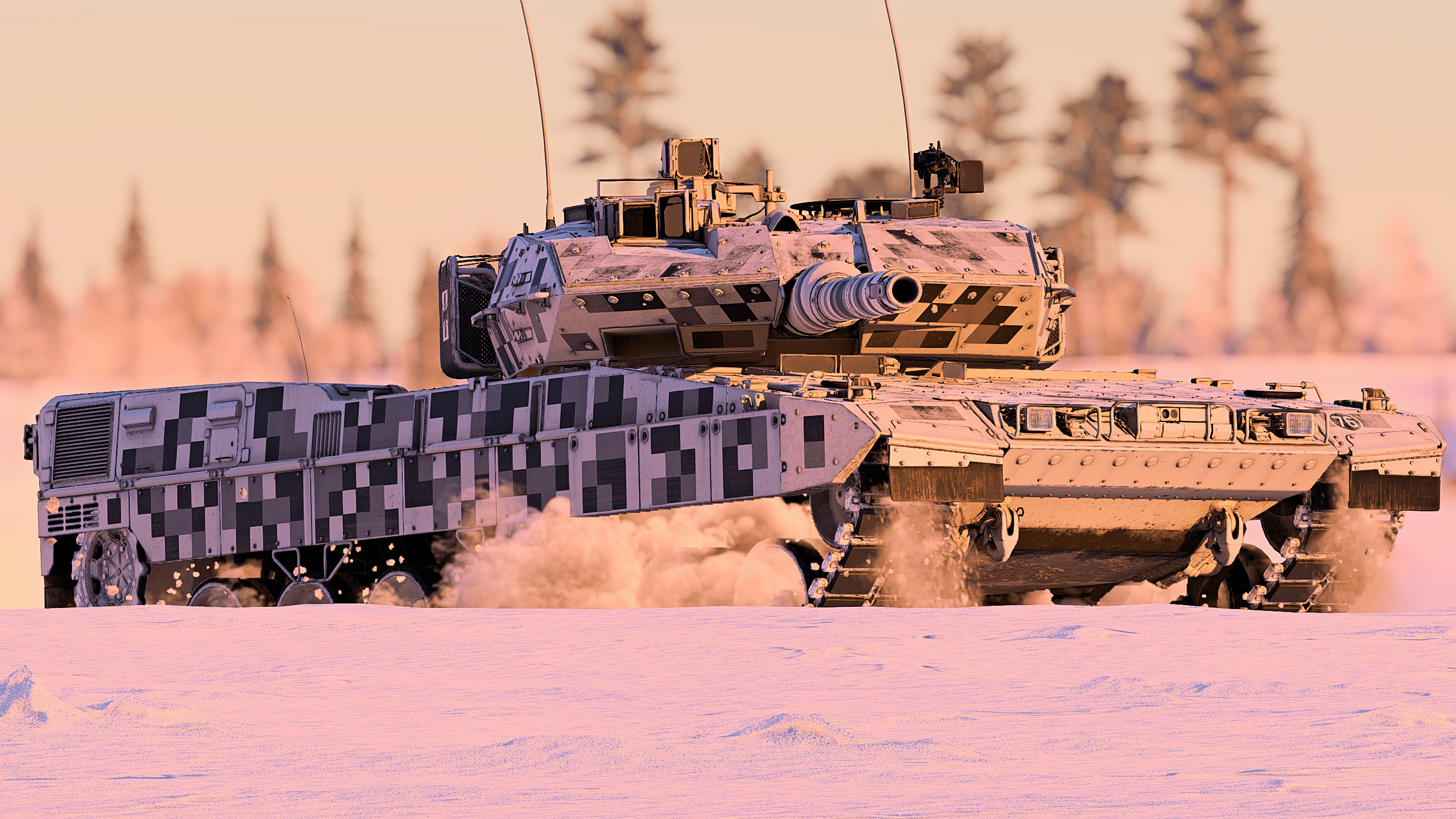 2560x1440 Some Leopard 2A7V picture I took in Warthunder