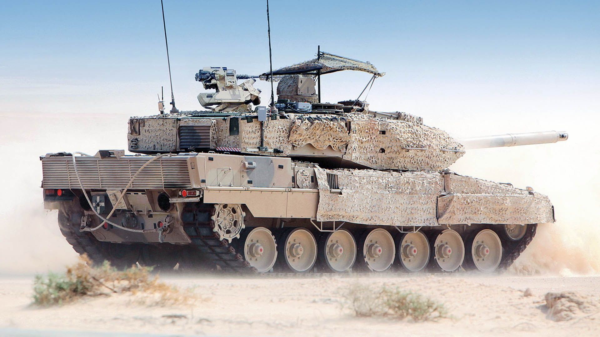 1920x1080 Wallpaper Camouflage, Germany, German Main Battle Tank, Leopard 2А Digital Tower, Improved Anti Mine Protection For Mobile And Desktop, Section оружие, Resolution 1920x1080