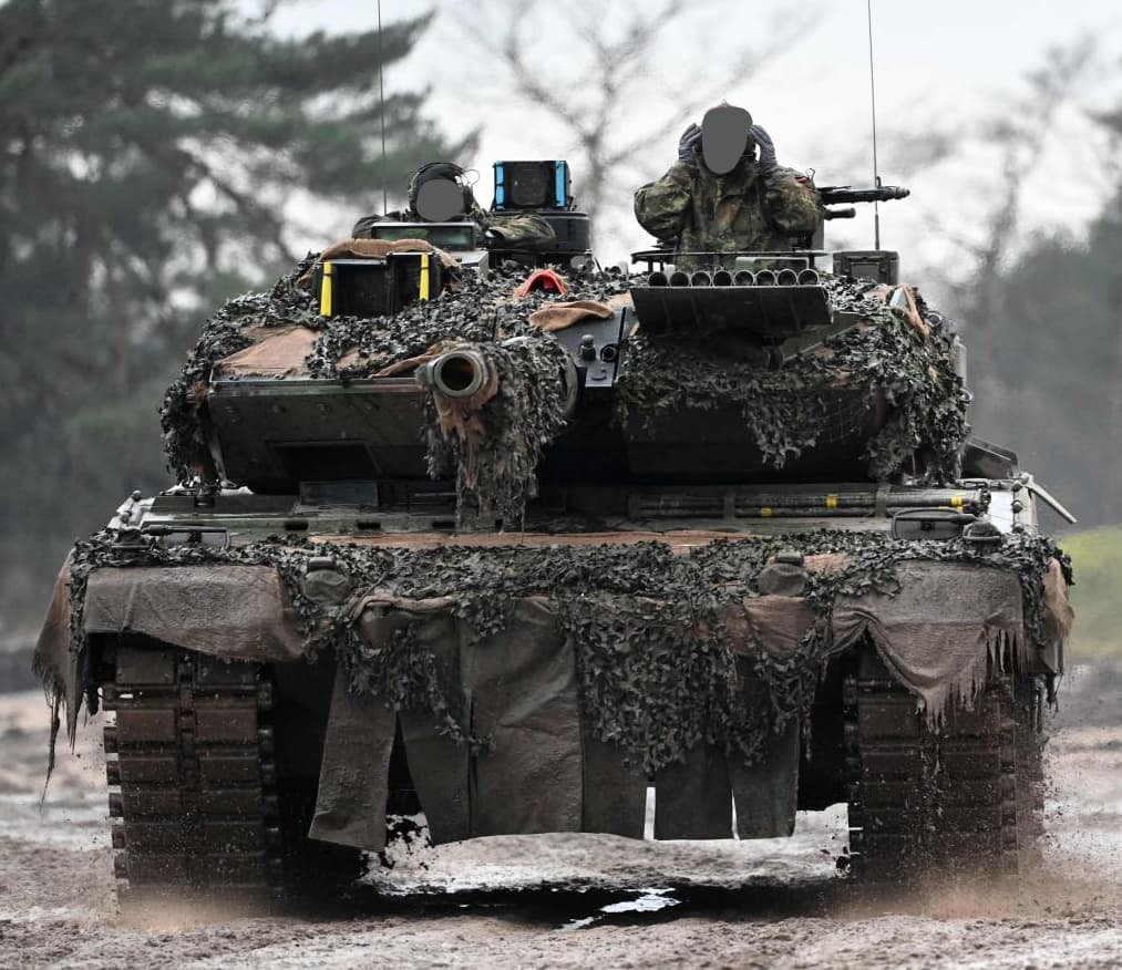 1013x876 Camouflage Net for Leopard 2A7V Thunder