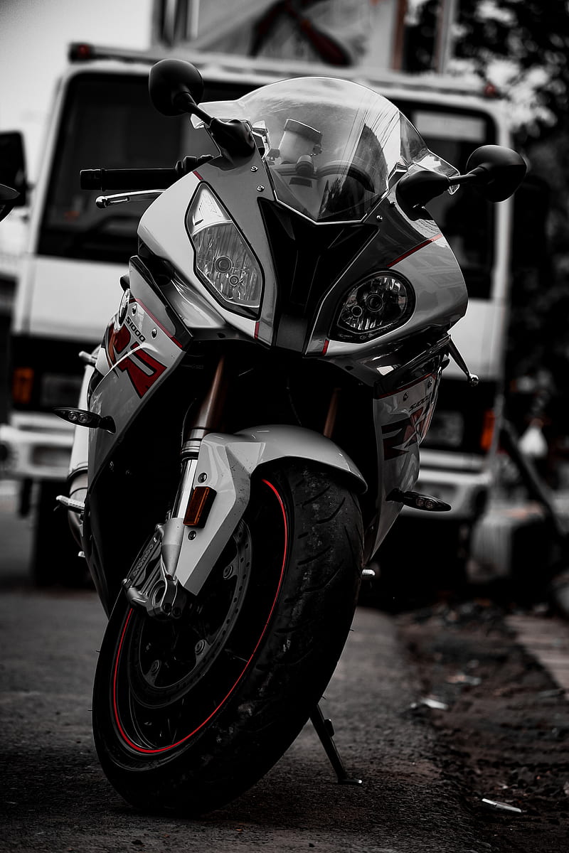 800x1200 Bmw S1000 RR, motorcycle, superbike, moody, night, black, speed, bike, editing, HD phone wallpaper