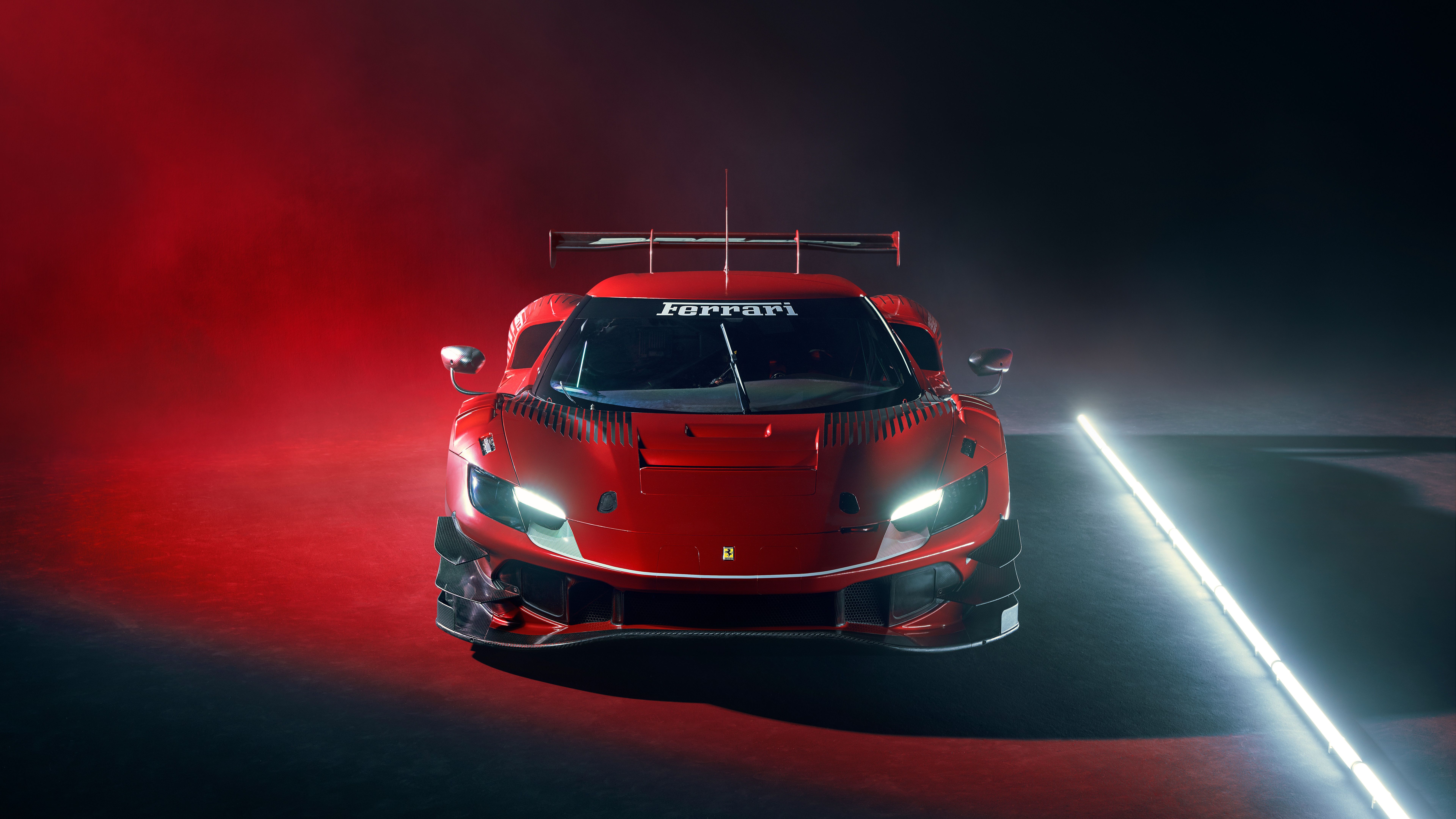 7680x4320 Ferrari 296 GT3 Wallpaper 4K, Race cars, 5K, 8K