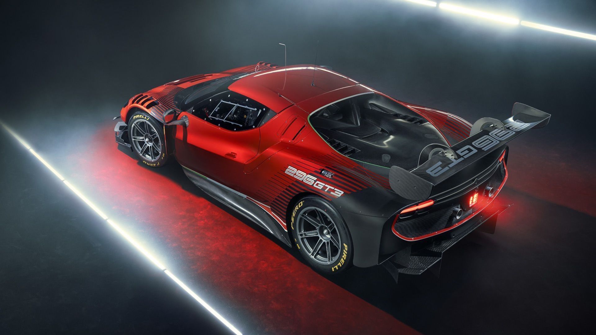 1920x1080 V 6 Powered Ferrari 296 GT3 Race Car Revealed