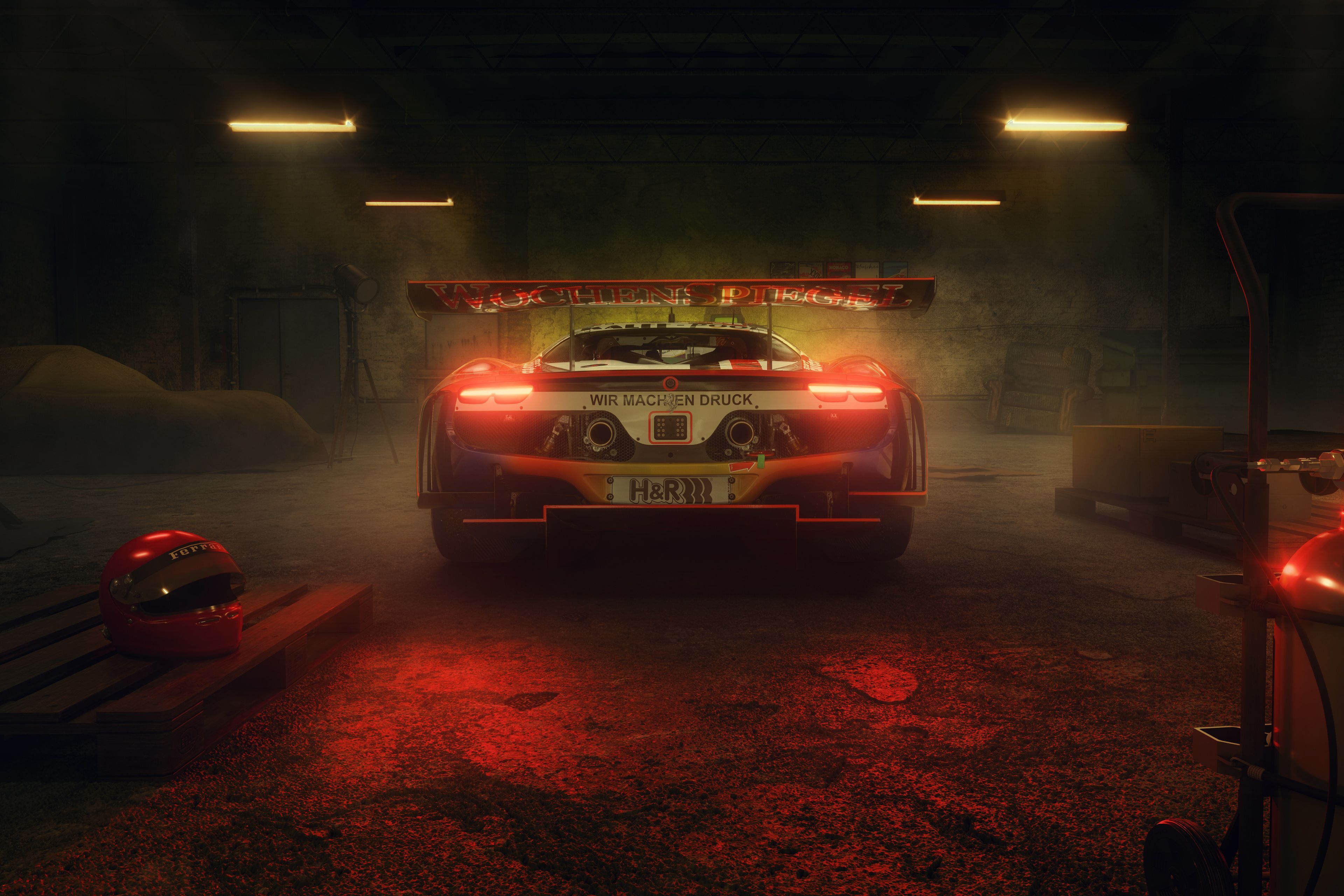 3840x2560 Ferrari 296 GT3 Wallpaper and Background