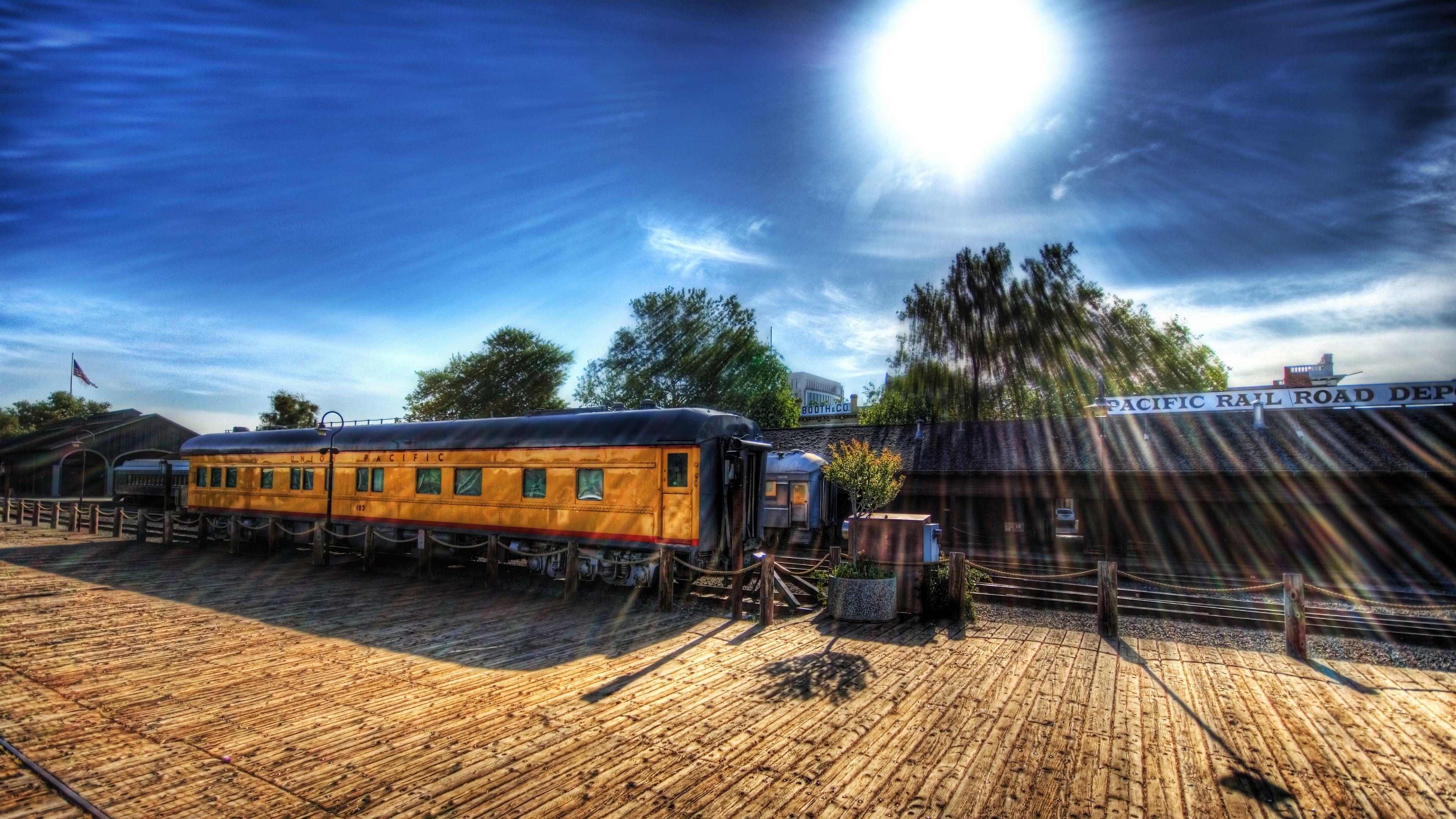3840x2160 Train 4k Ultra HD Wallpaper