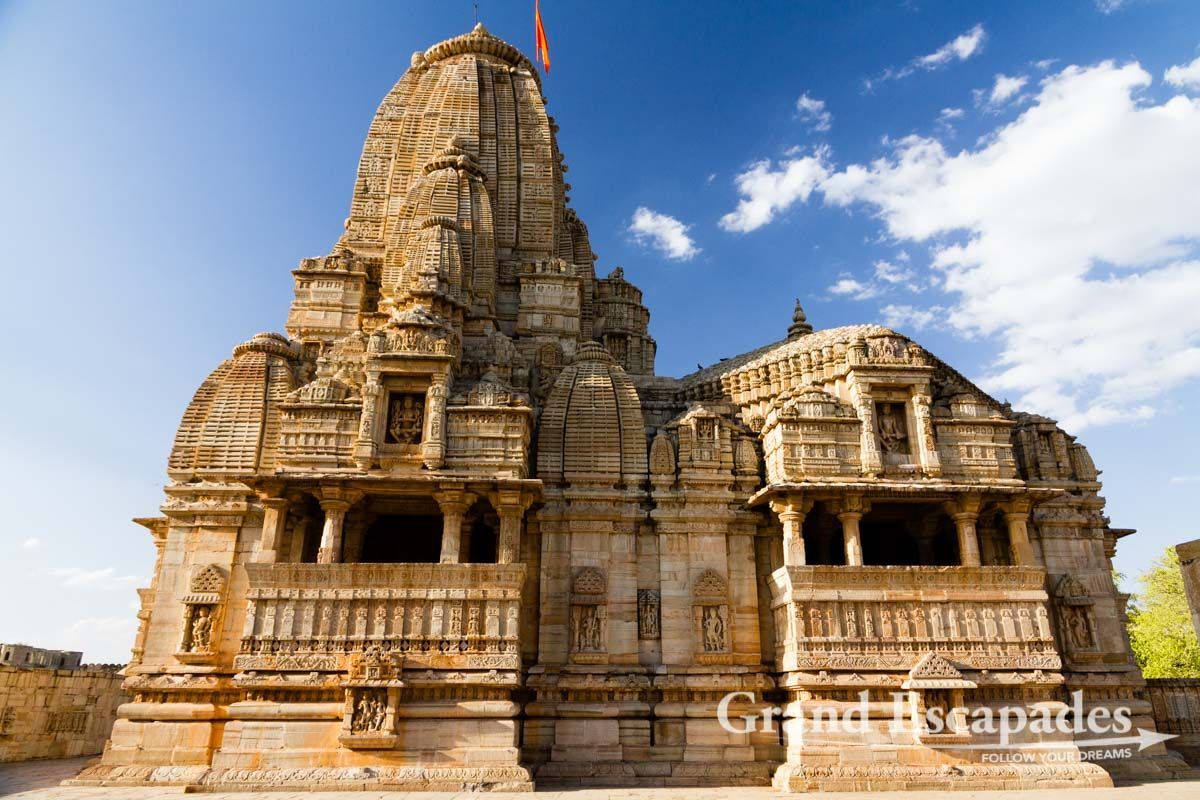 1200x800 Chittorgarh Fort, Firing Our Tour Guide