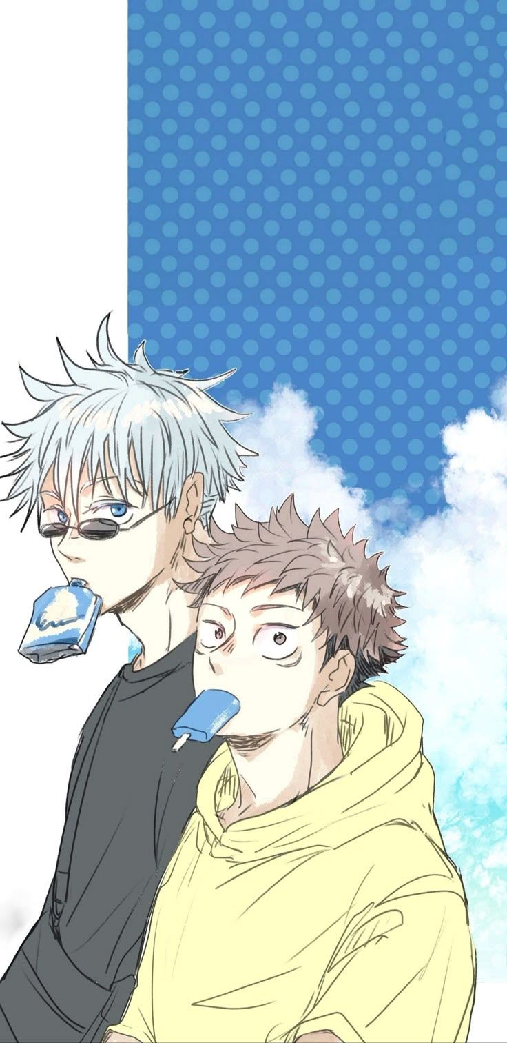736x1512 Yuji Itadori and Gojo Satoru Aesthetic Wallpaper. Anime, Jujutsu, Anime guys