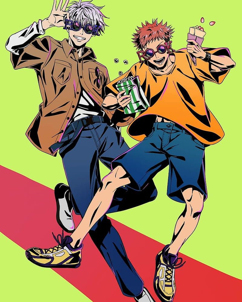 800x996 Jujutsu Kaisen, anime, fanart, gojo satoru, iphone, itadori yuji, kakashi hatake, HD phone wallpaper