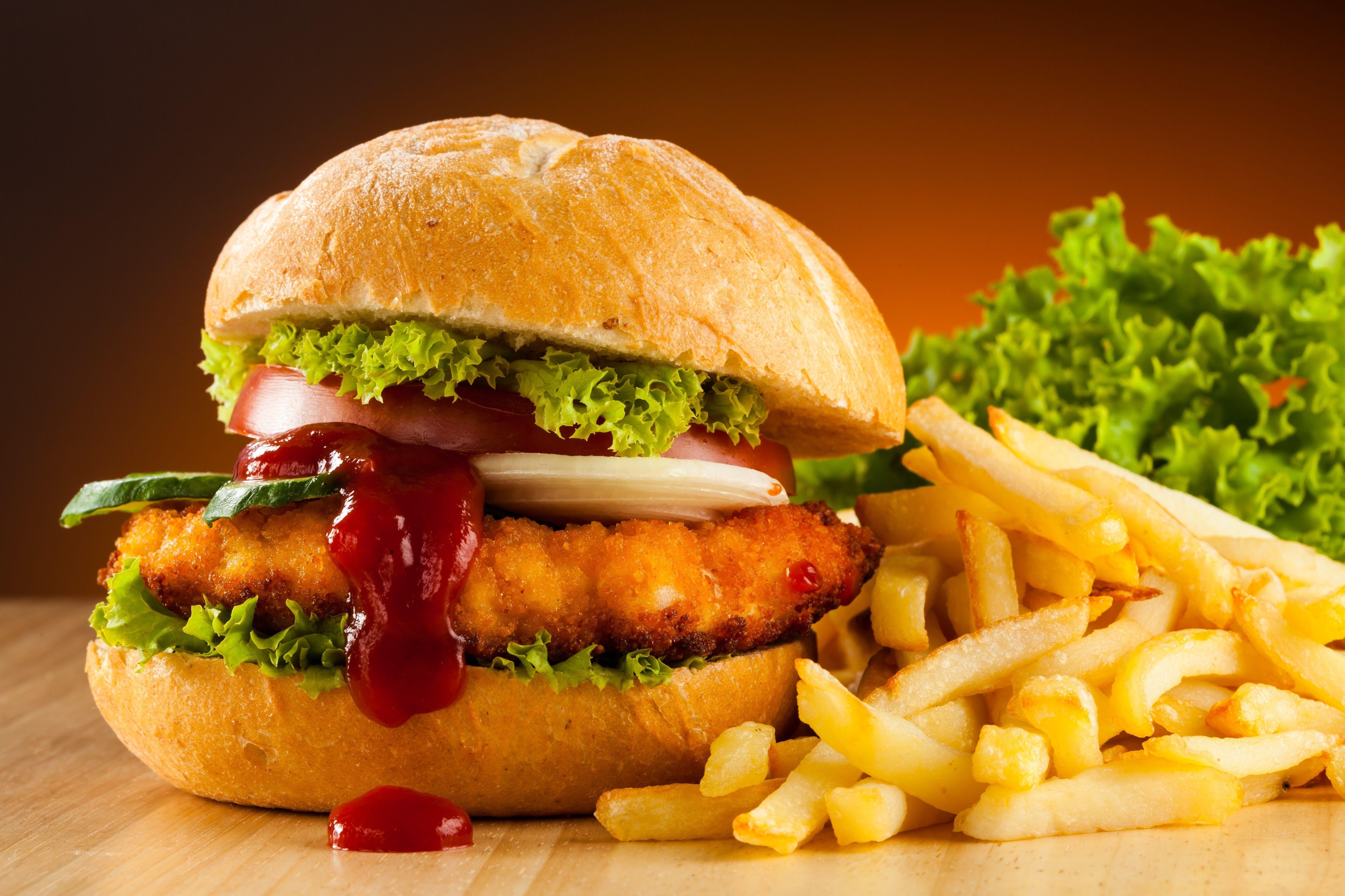 5616x3744 Hamburger Fast food French wallpaperx3744