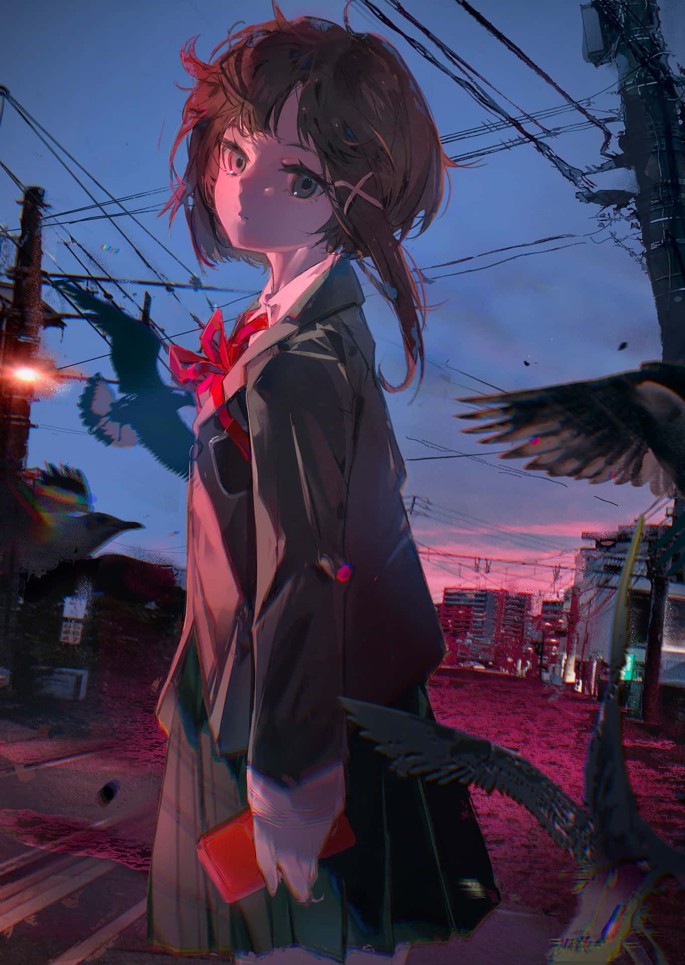 1363x1920 Download Lain Iwakura
