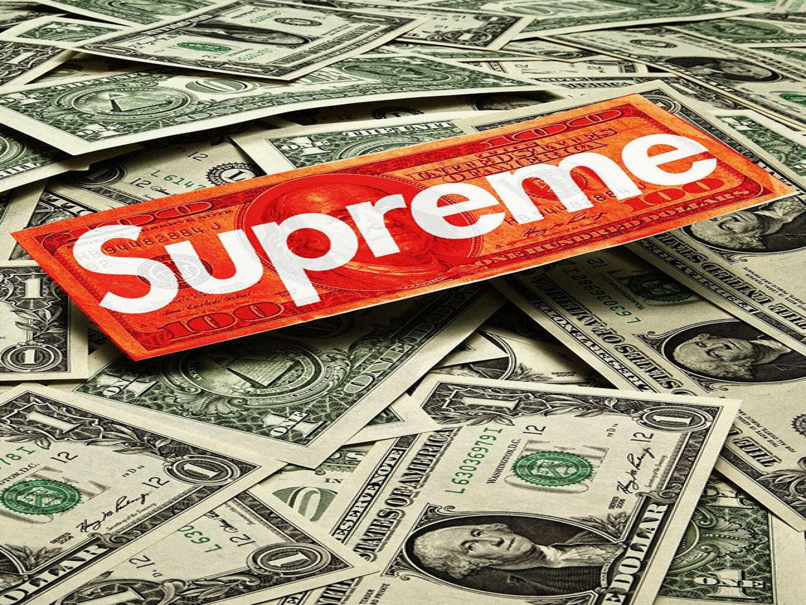 Supreme Money Wallpapers  Top Free Supreme Money Backgrounds   WallpaperAccess