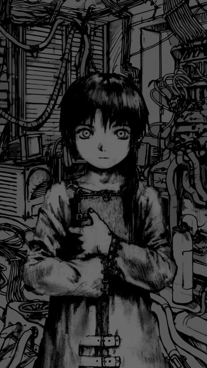 720x1280 Serial Experiments Lain Phone Wallpaper