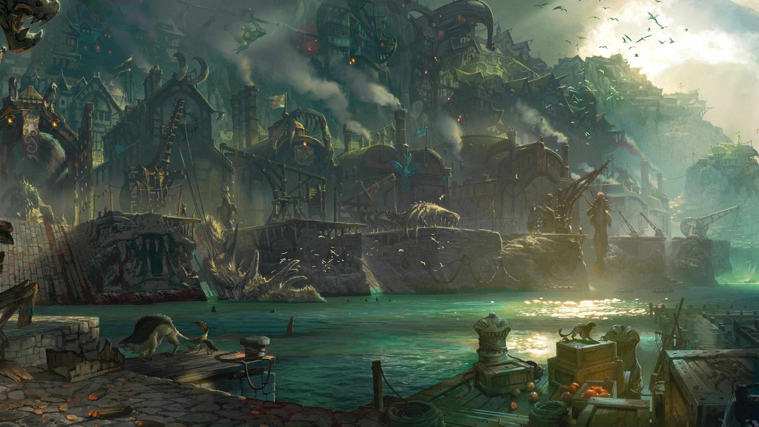 2560x1440 Game Wallpaper, Warrior, Art Legends, Artwork, HD, Fantasy, league