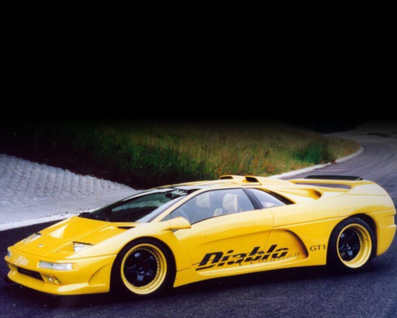 1280x1024 Lamborghini Diablo Evolution GT1. Free Desktop Wallpaper