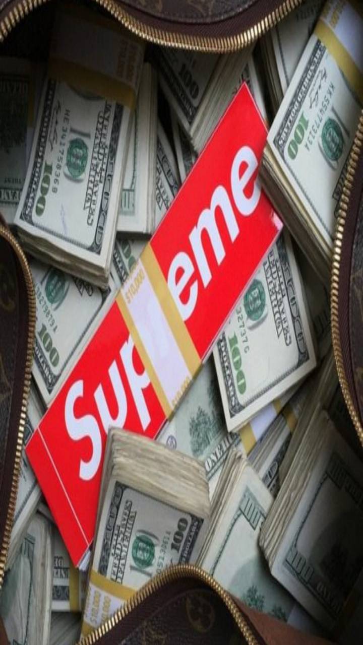 supreme cash wallpaper