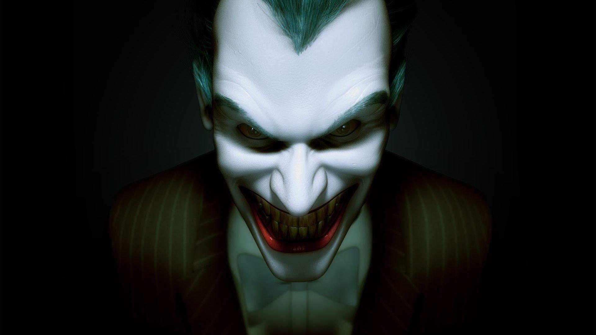 1920x1080 Evil Joker Face Characters Smile HD Wallpaper For Mobile Phones