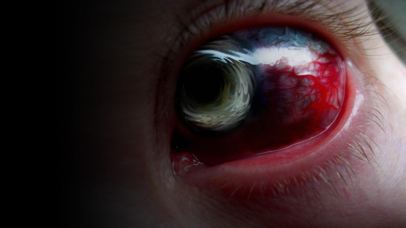 1366x768 Evil eye wallpaper 1366x768 (laptop) desktop background