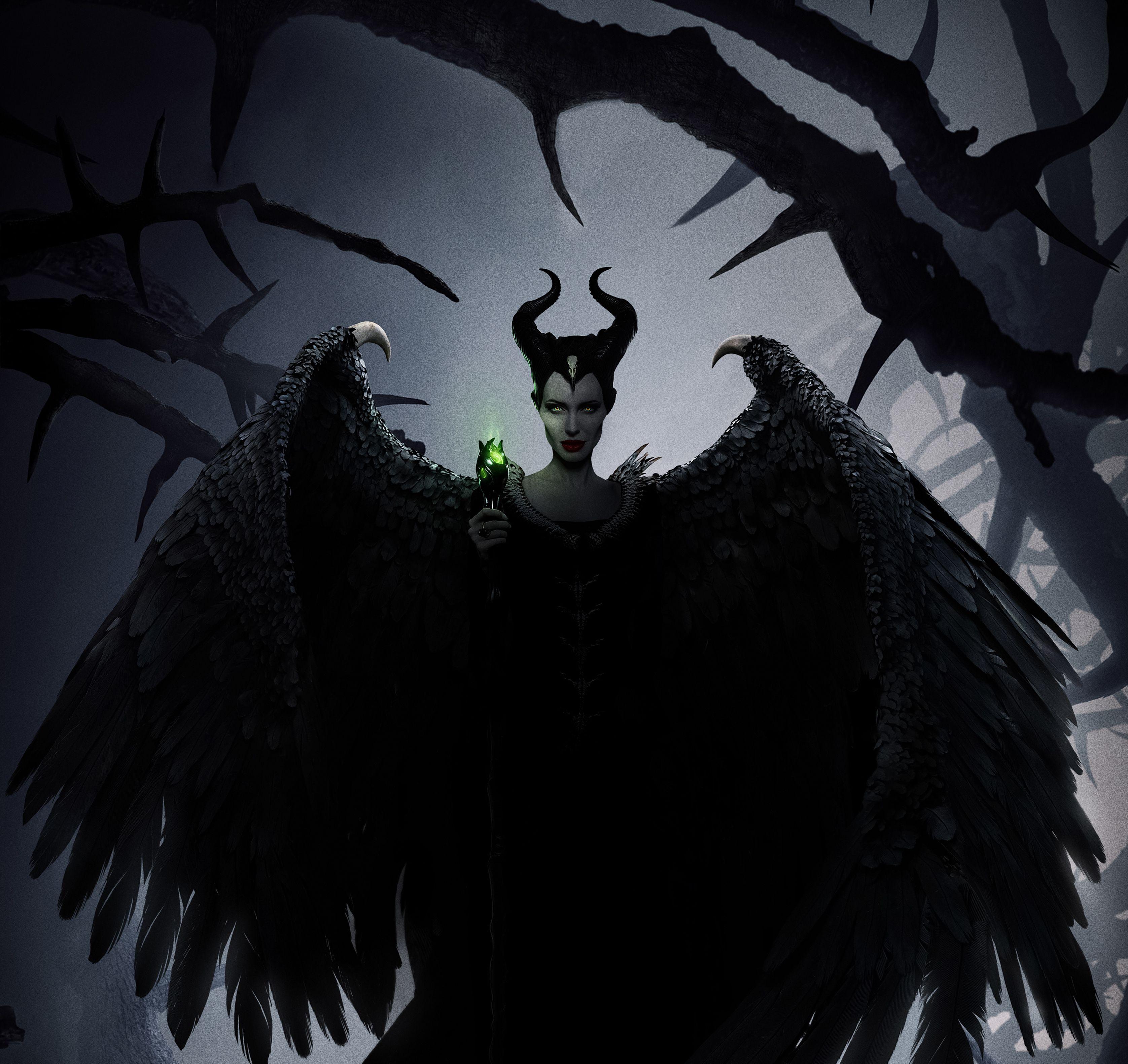 3352x3161 Wallpaper Maleficent: Mistress of Evil, Angelina Jolie, 4K