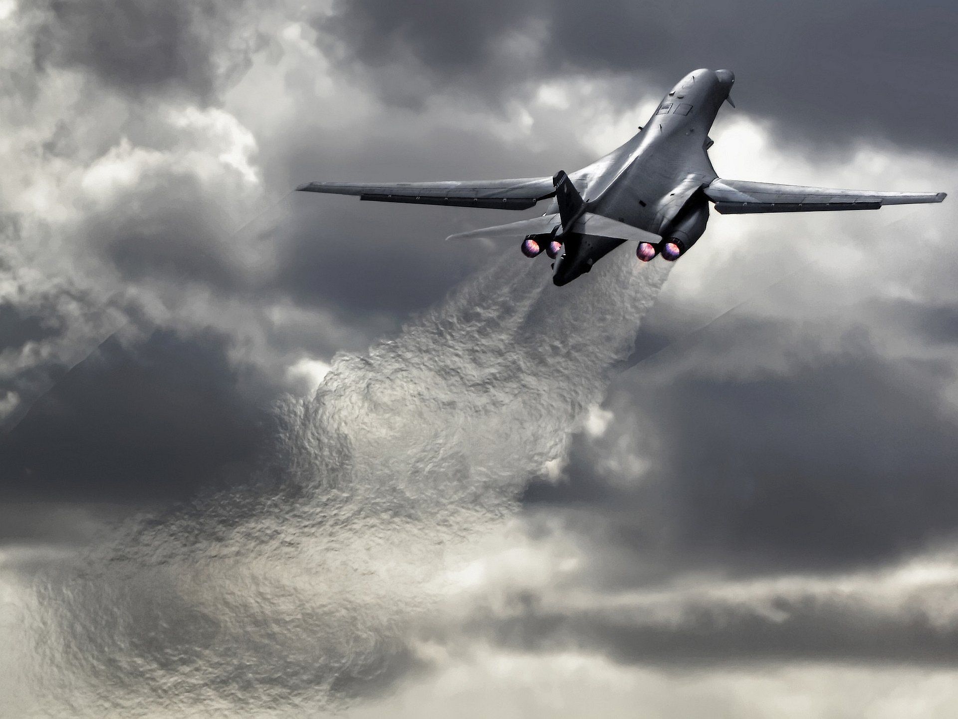 1920x1440 Rockwell B 1 Lancer Military Bomber HD Wallpaper