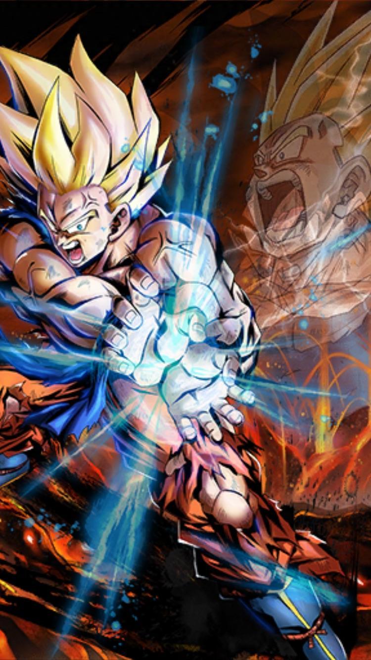 750x1334 Super Saiyan Goku Wallpaper