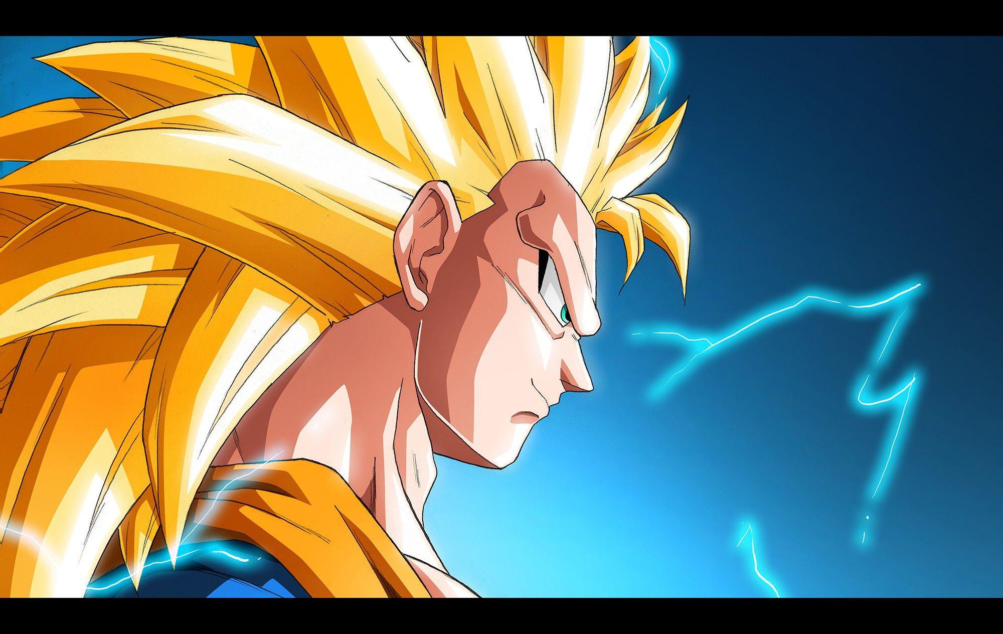 2000x1264 Son Goku, Dragon Ball Z, Dragonball, Super Saiyan 3 wallpaper