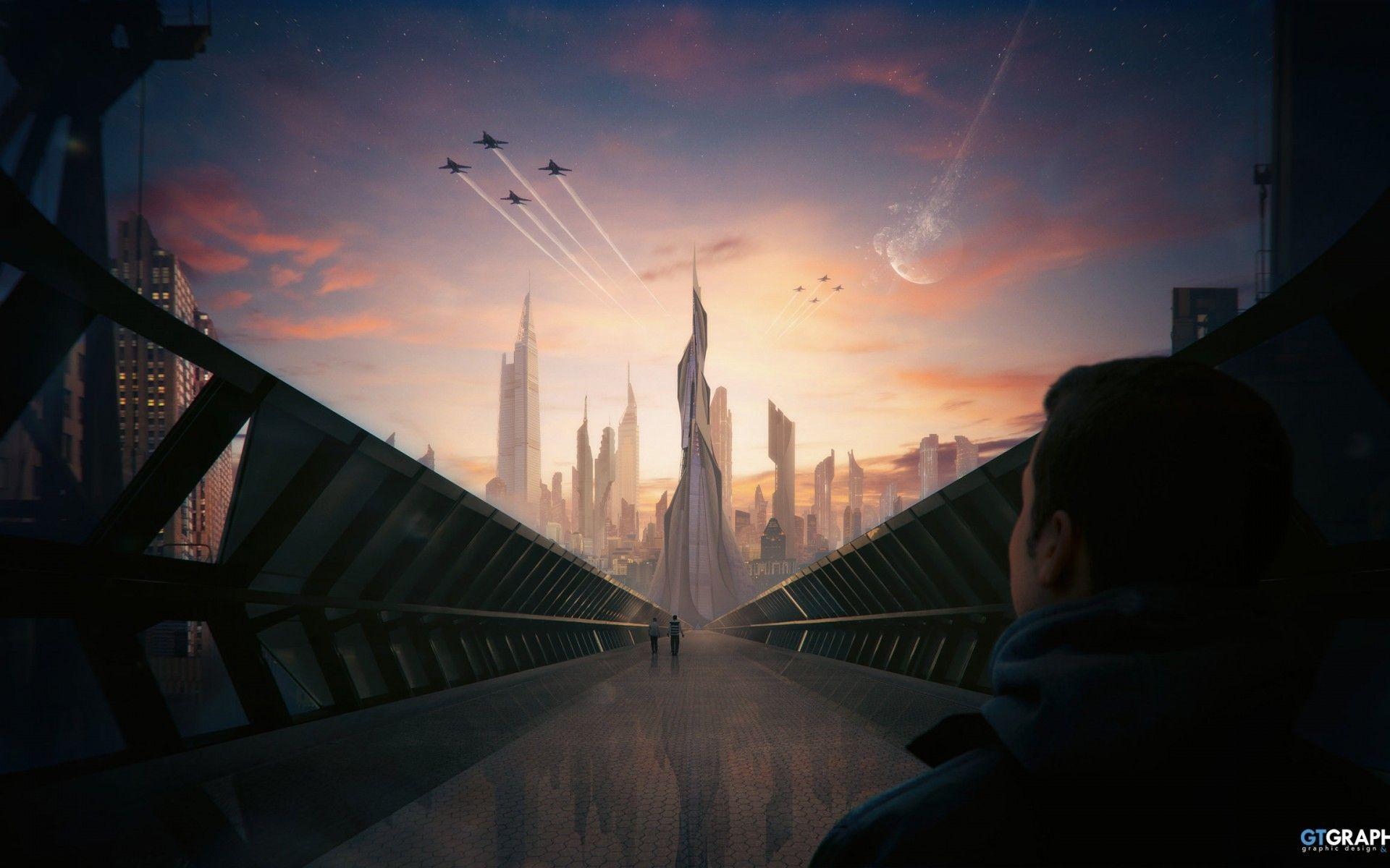 1920x1200 Futuristic Wallpaper