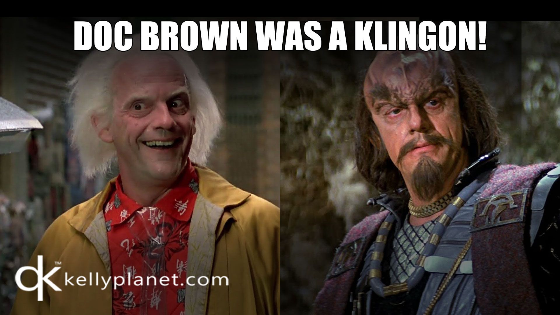 1920x1080 Jumpin' Gigawatts! Doc Brown was a Klingon!