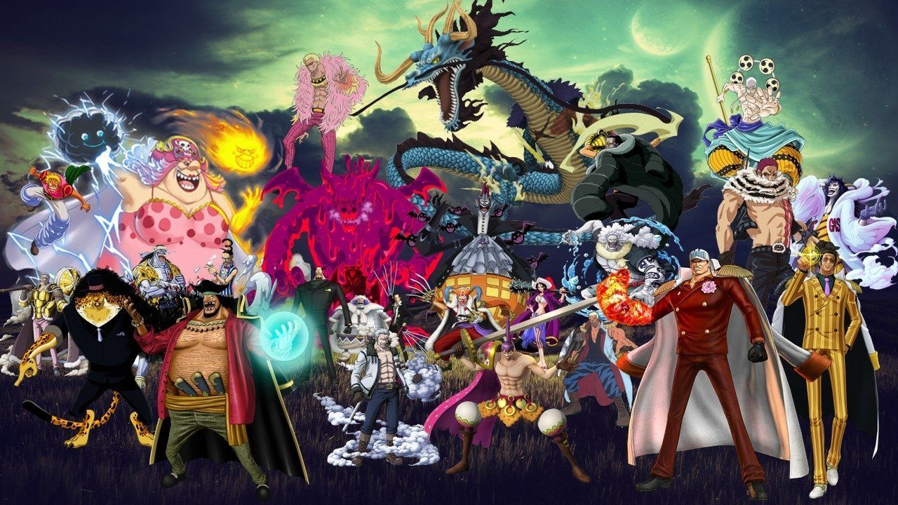 1280x720 Villains x Luffy