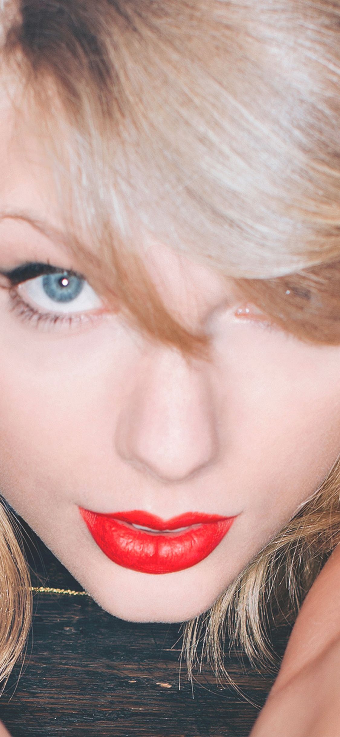 1125x2436 iPhone X wallpaper. taylor swift red lips singer artist