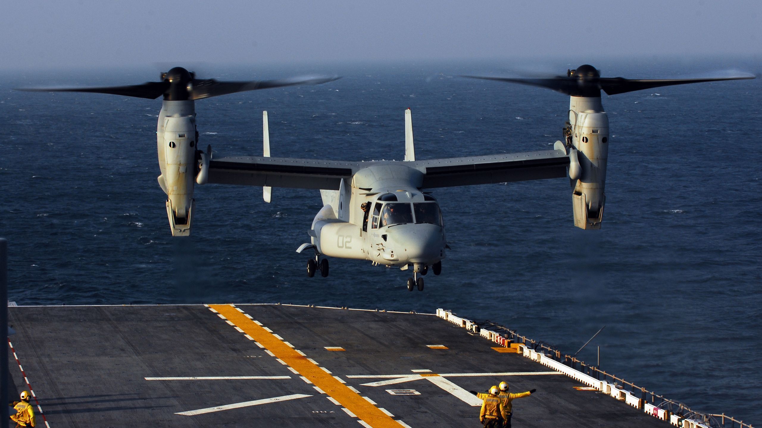 2560x1440 Bell Boeing V 22 Osprey US Mlitary Aircraft Wallpaper