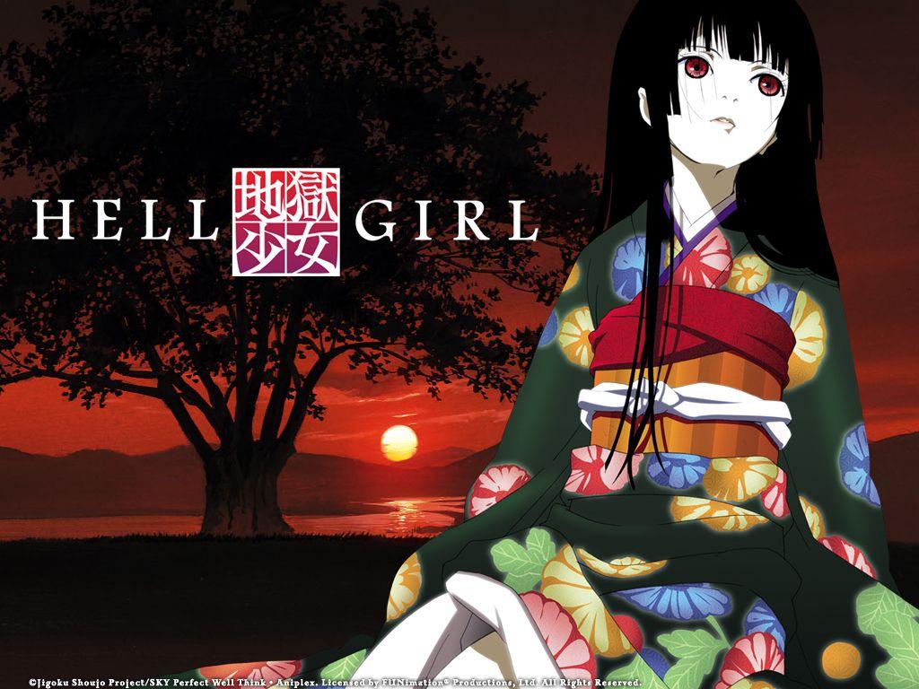 1024x768 Hell Girl Wallpaper