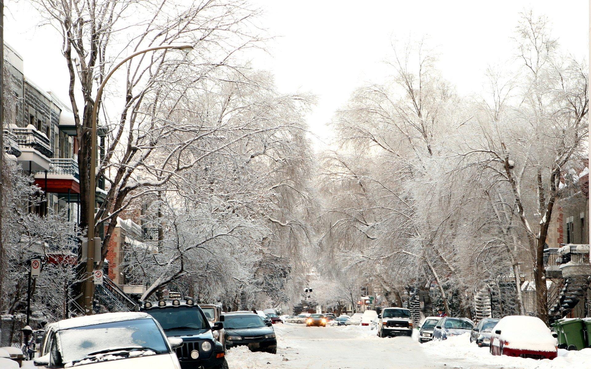 1920x1200 Quebec Winter Wallpaper