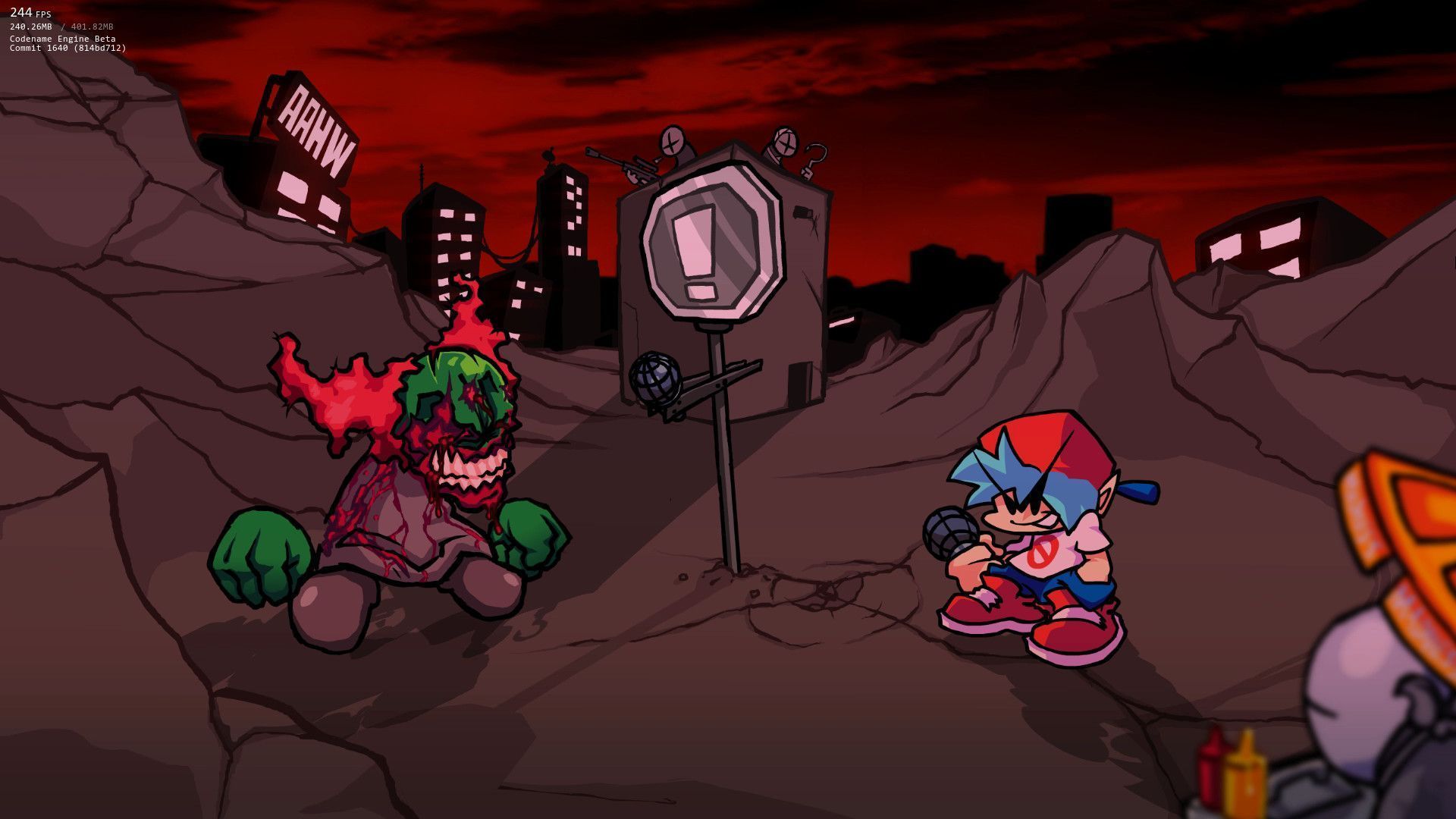 1920x1080 FNF' Vs. Tricky One Shot Mod for Friday Night Funkin'