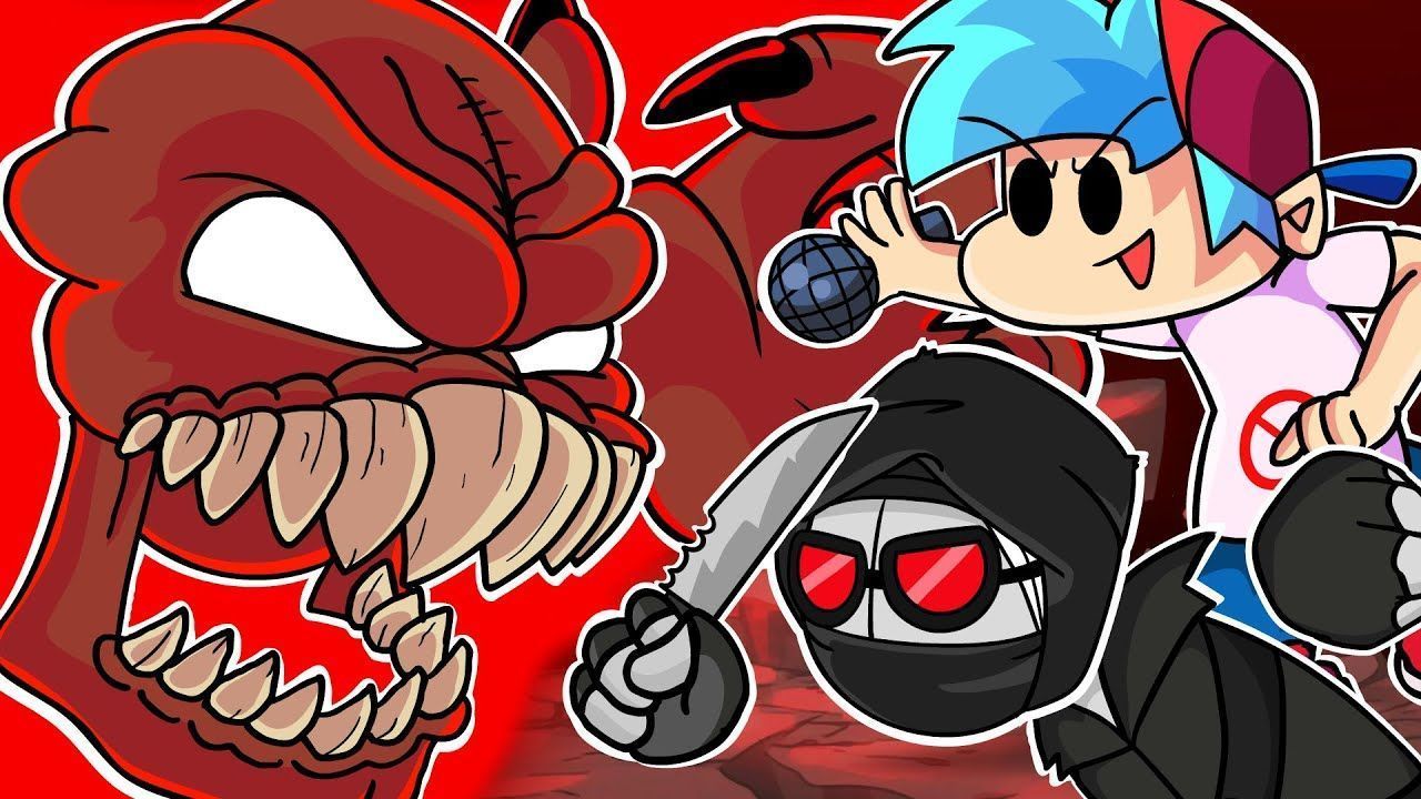 1280x720 TRICKY VS BOYFRIEND NIGHT FUNKIN ANIMATION