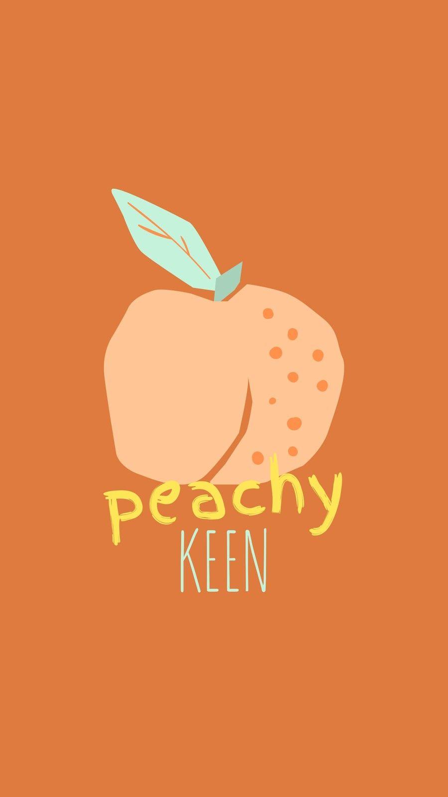Hình nền điện thoại 900x1600 Orange Peachy Keen
