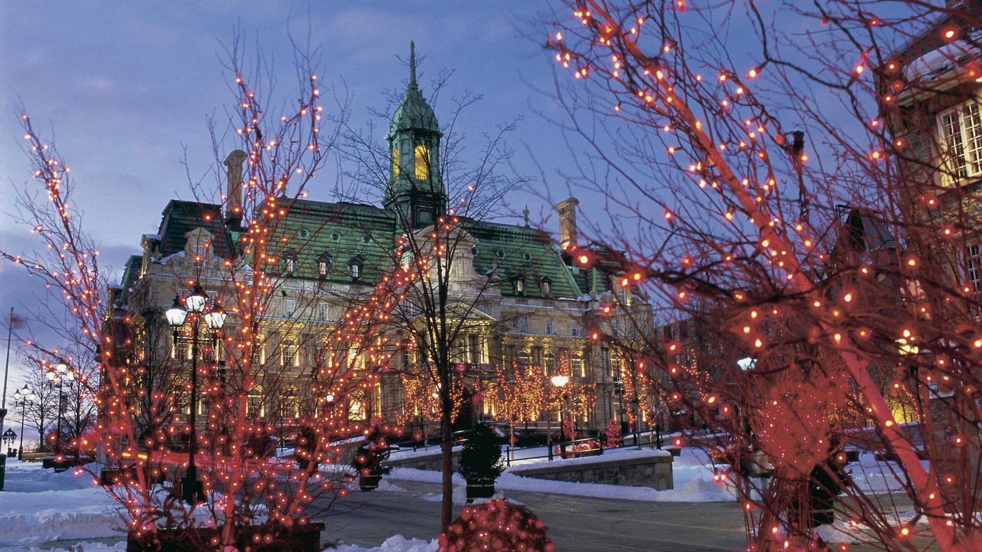 1920x1080 Quebec Winter Wallpaper