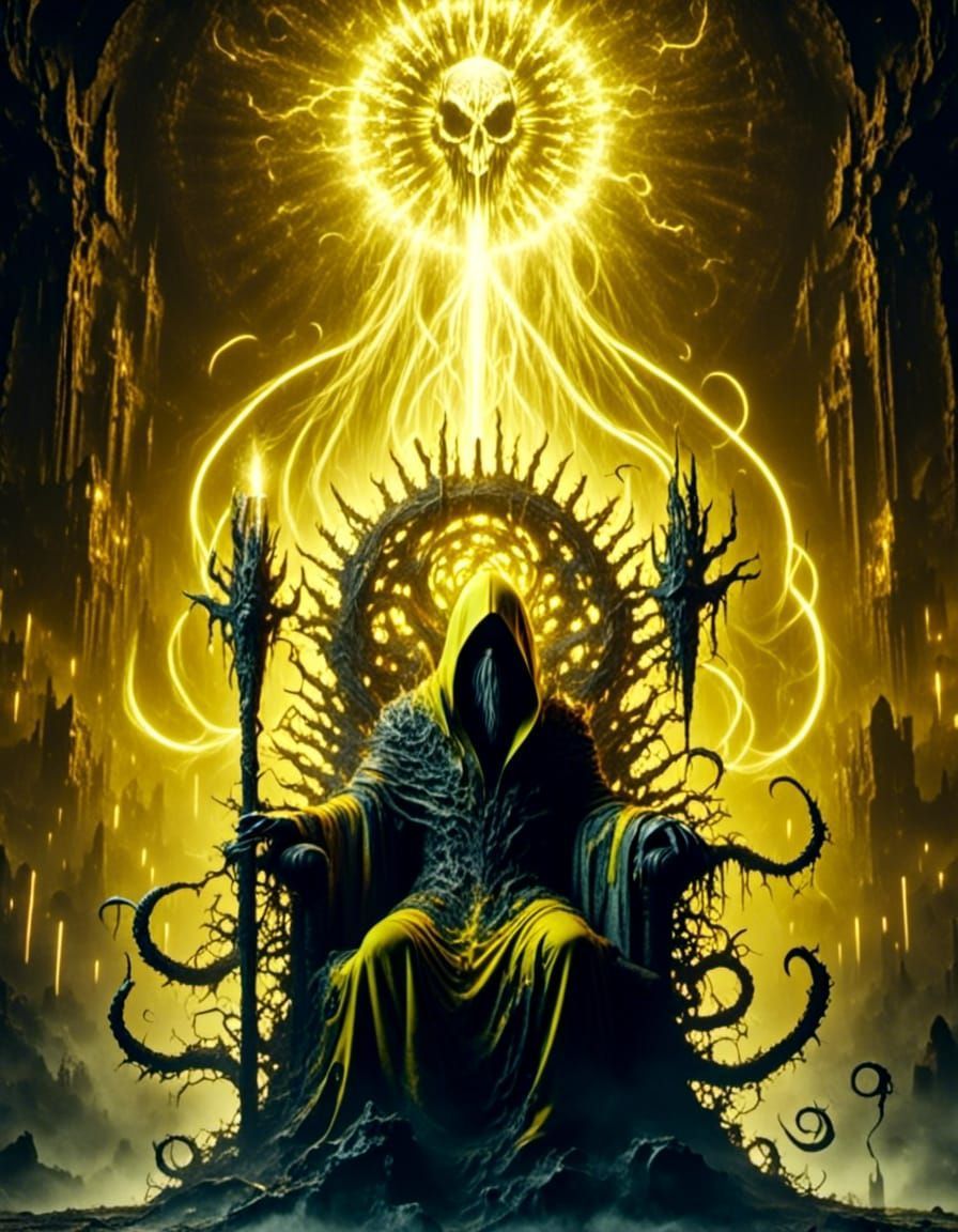 896x1152 Elden Ring Style Hastur God Hastur Enthroned In D