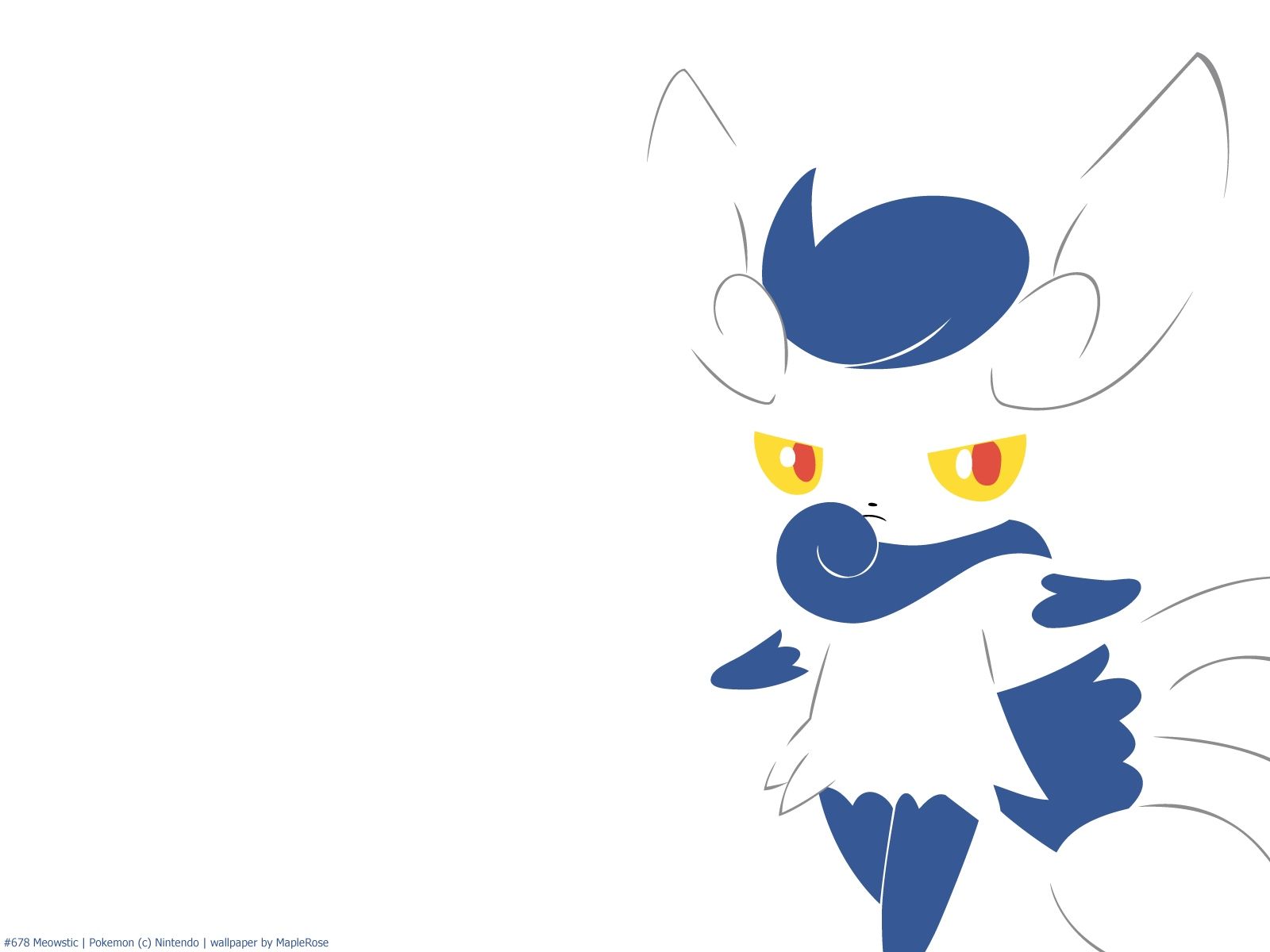 1600x1200 Meowstic. PokéWalls