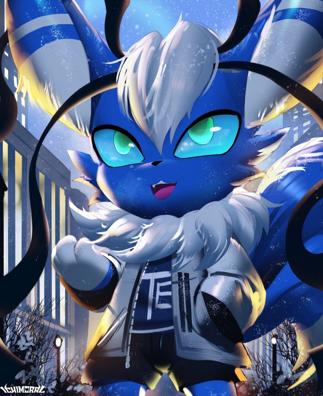 1080x1327 A cute Male Meowstic i was commissioned to draw! (Art by me: Ichimoral)