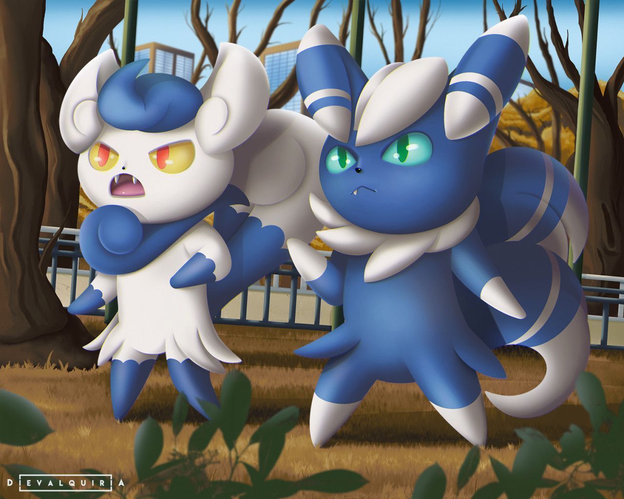 1280x1024 Meowstic [Commission] by DieValquiria - Fur Affinity [dot] net