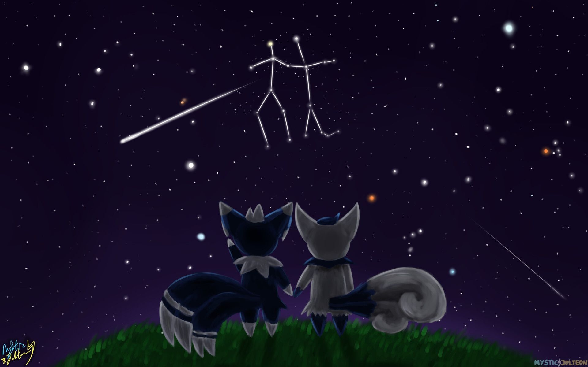 1920x1200 Krycel Cauda are the Gemini [Pokemon]