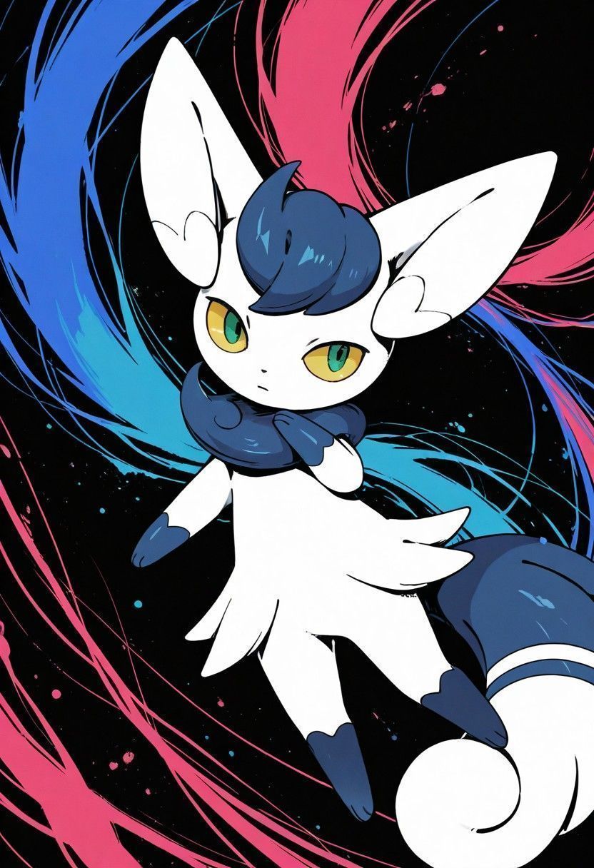 832x1216 Meowstic (pokemon)