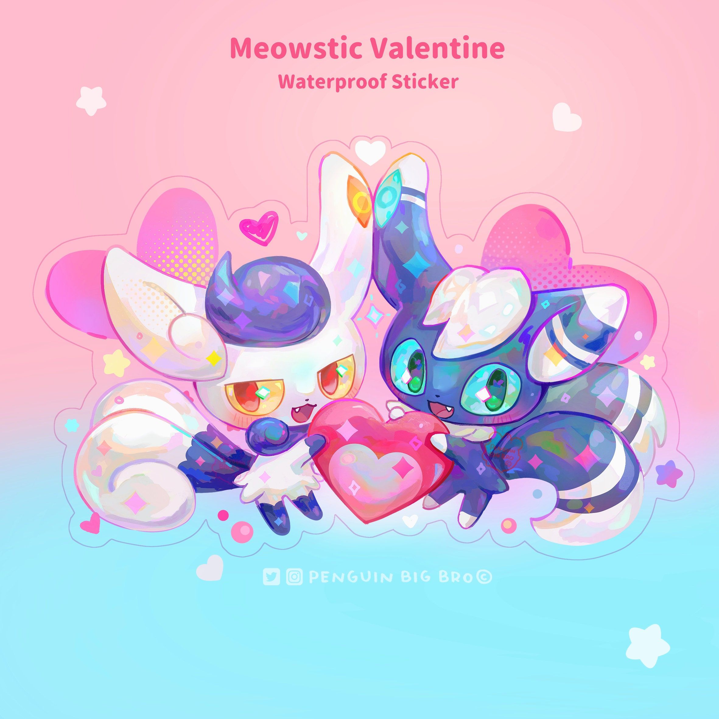 2362x2362 Meowstic Sticker