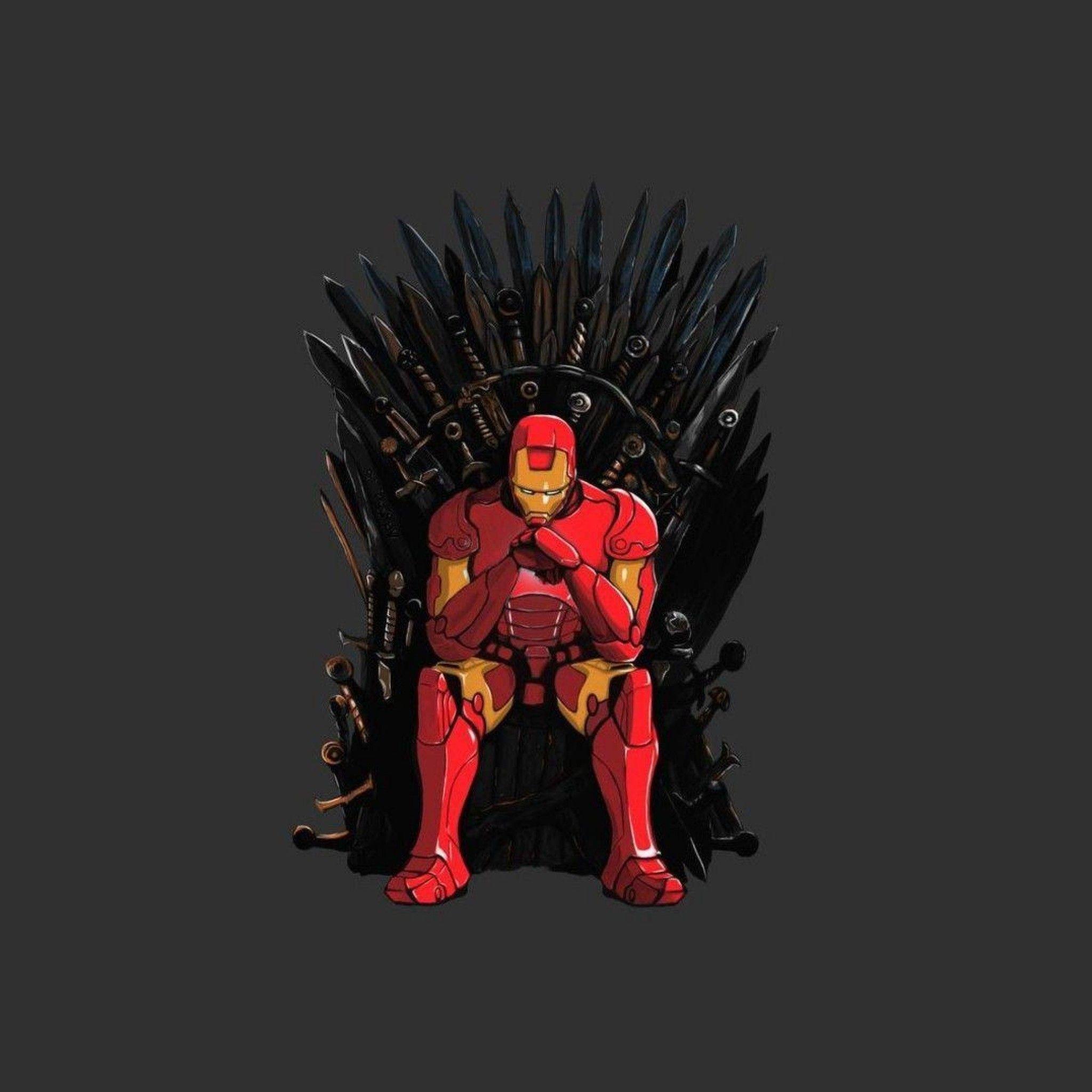 2048x2048 Iron Man Throne to see more awesome Iron Man wallpaper