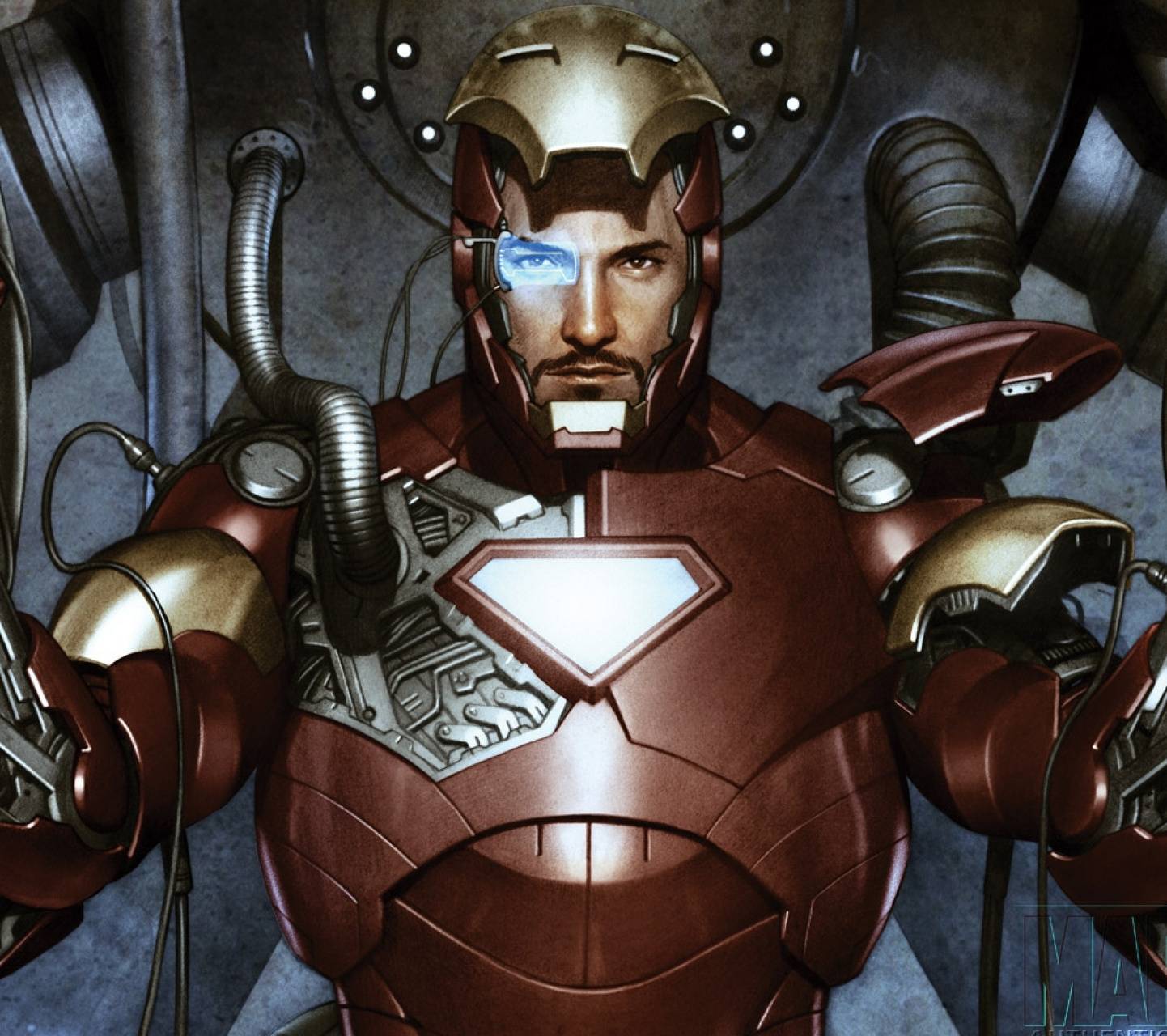 1442x1280 Iron Man Armor wallpaper