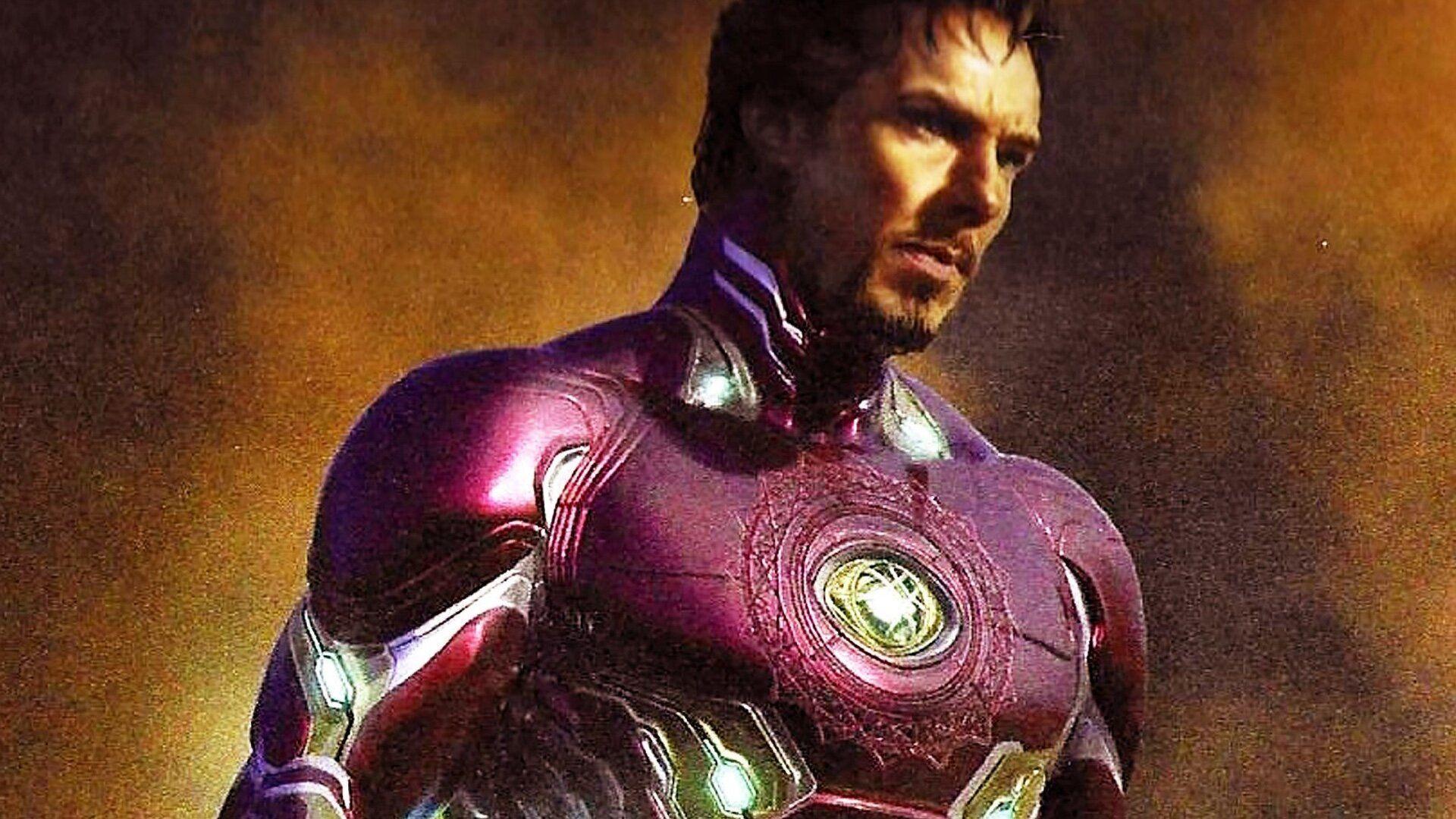 1920x1080 Interesting Image of Dr. Strange Wearing Iron Man Armor From