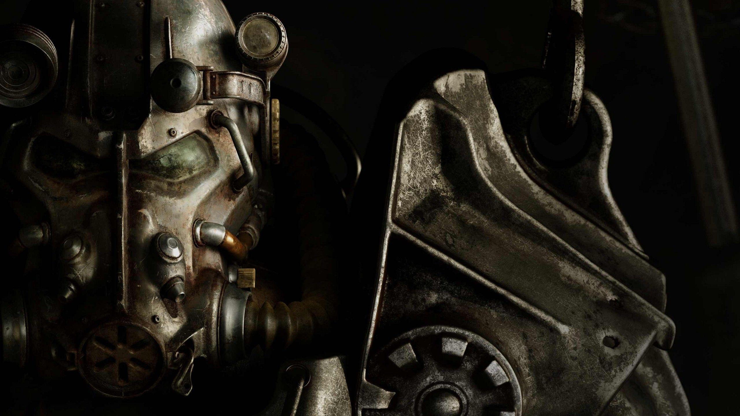 2560x1440 Fallout 4 Power Armor Wallpaper