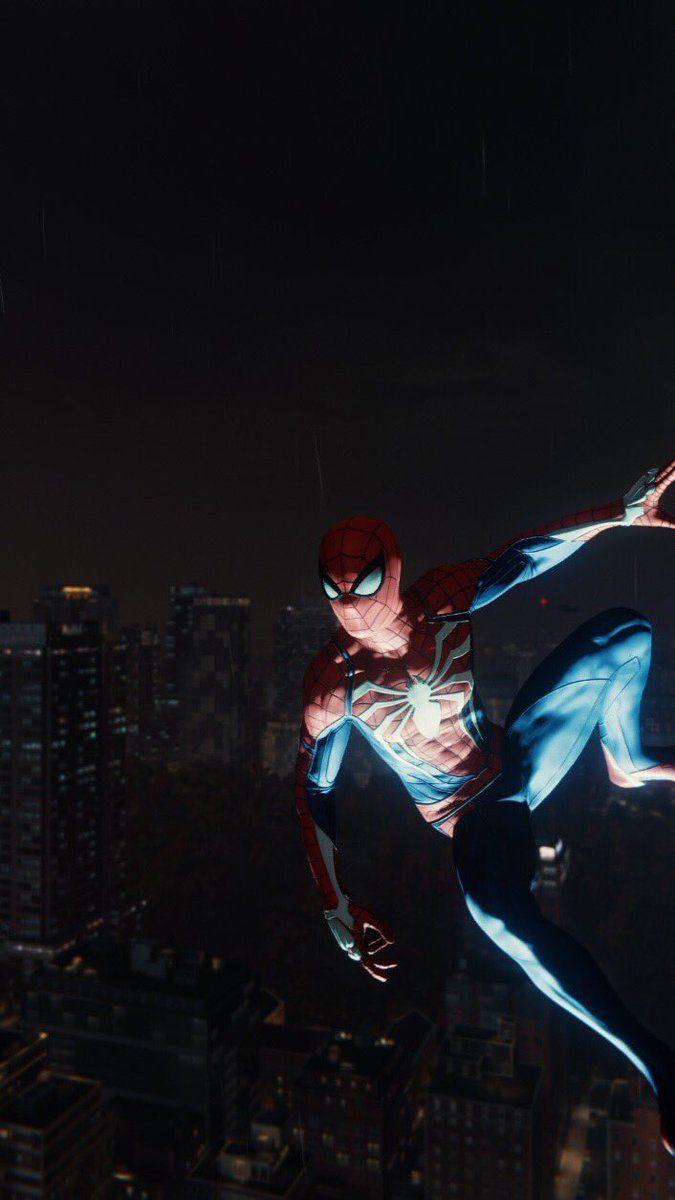 675x1200 Spider Man Advanced Suit Lock Screen Wallpaper. (Tap To Enlarge) #SpiderManPS4 #PS4share #PSBlog