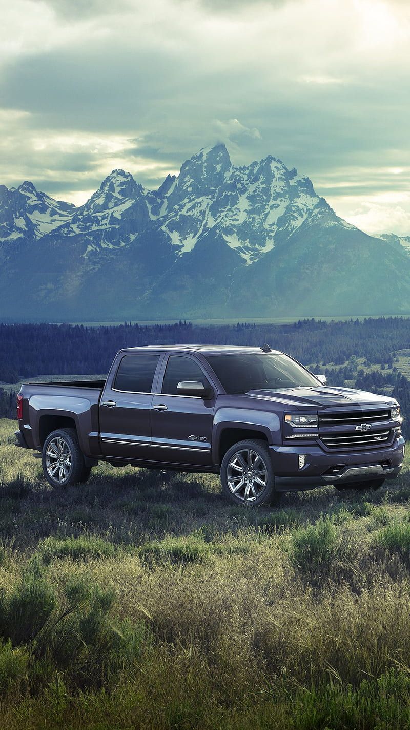 800x1422 Silverado Blue, Blue Chevy, HD phone wallpaper