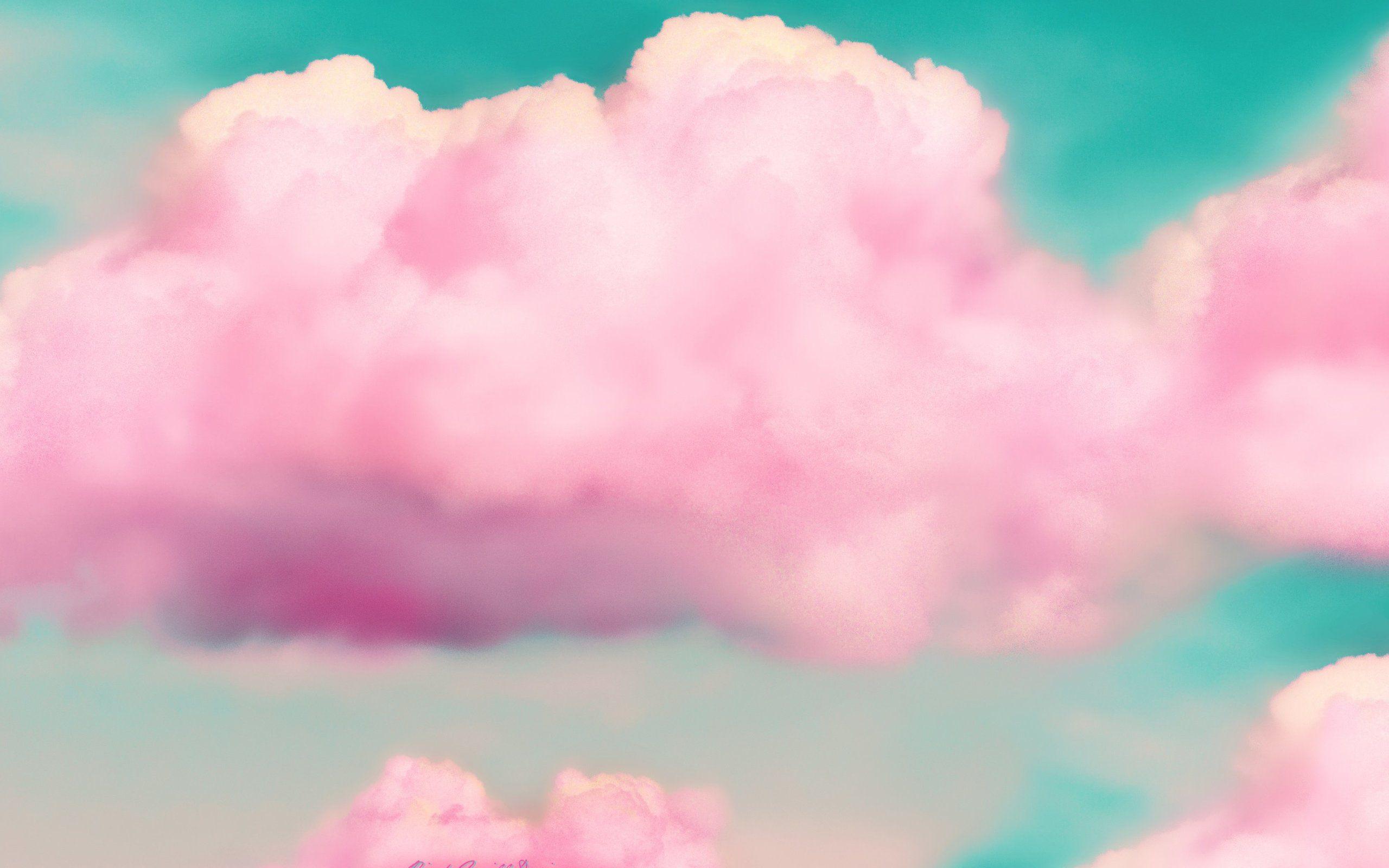 2560x1600 Pink Clouds 3D 2560x1600 Resolution HD 4k Wallpaper